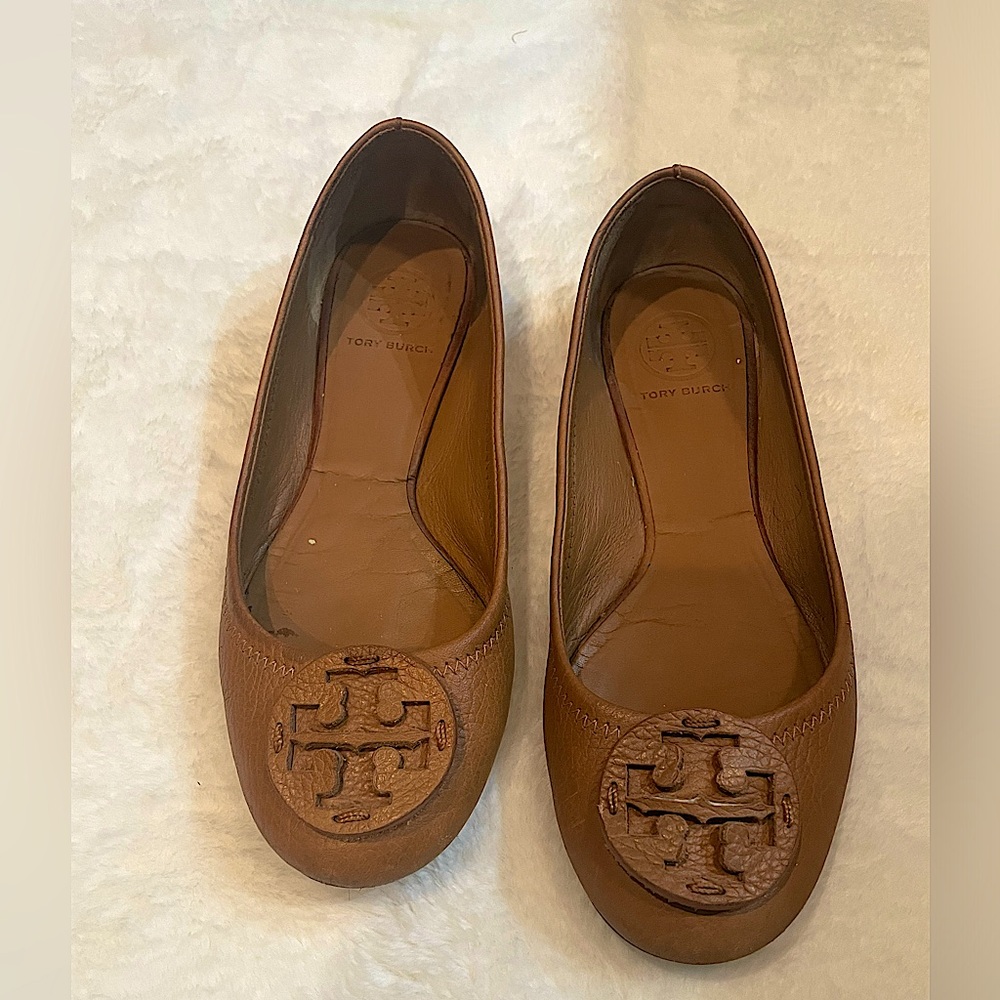 Ballerina flat brown